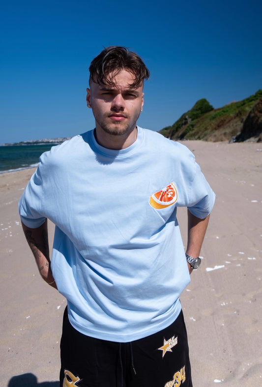 Oversize Fresh Baskı T-shirt